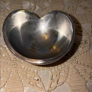Nambe Heart-Shaped Bowl